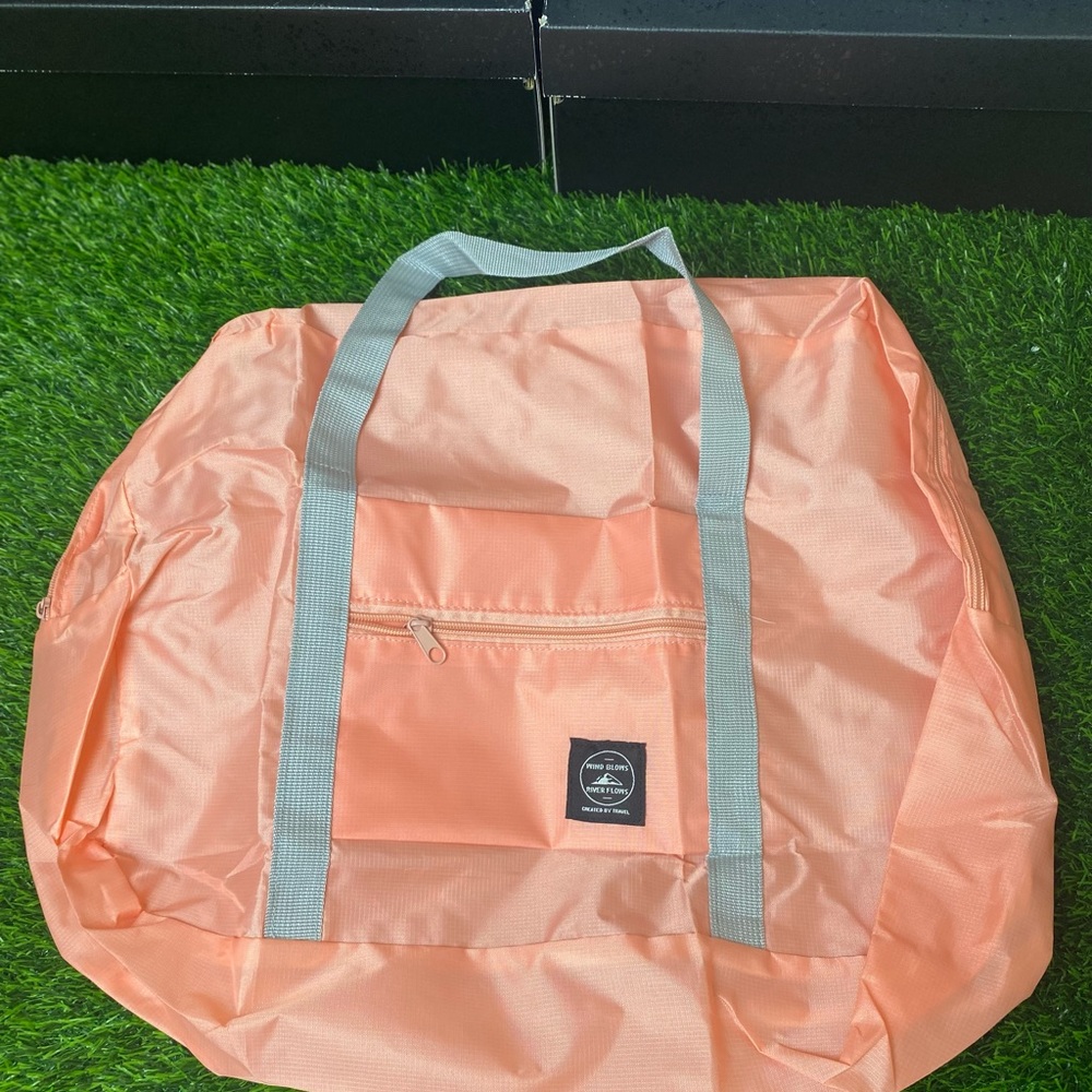 Nylon Travel Bag Pink